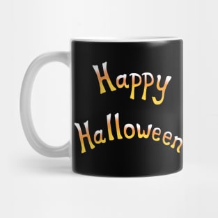 Happy Halloween Candy Corn Pattern Mug